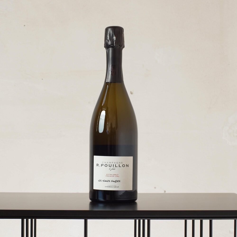 Les Terres Froides Champagne Blanc de Blancs Brut Premier Cru 2020 ab Okt lieferbar